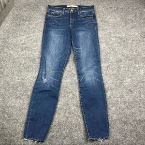 Gap 1969 Jeans Women's‎ Size 25R True Skinny Ankle Medium Wash Distressed